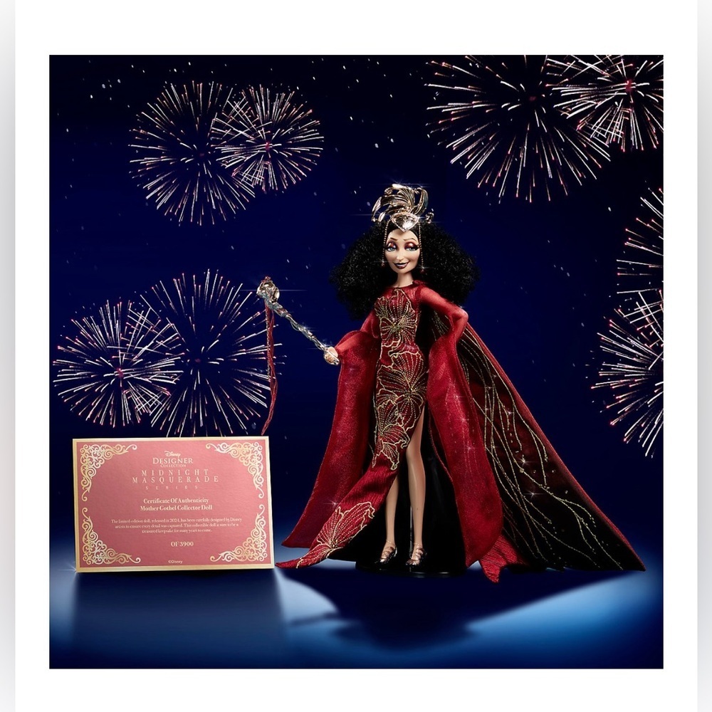 Disney Tangled Mother Gothel Limited Edition Designer Doll Masquerade,NWT - Picture 5 of 11